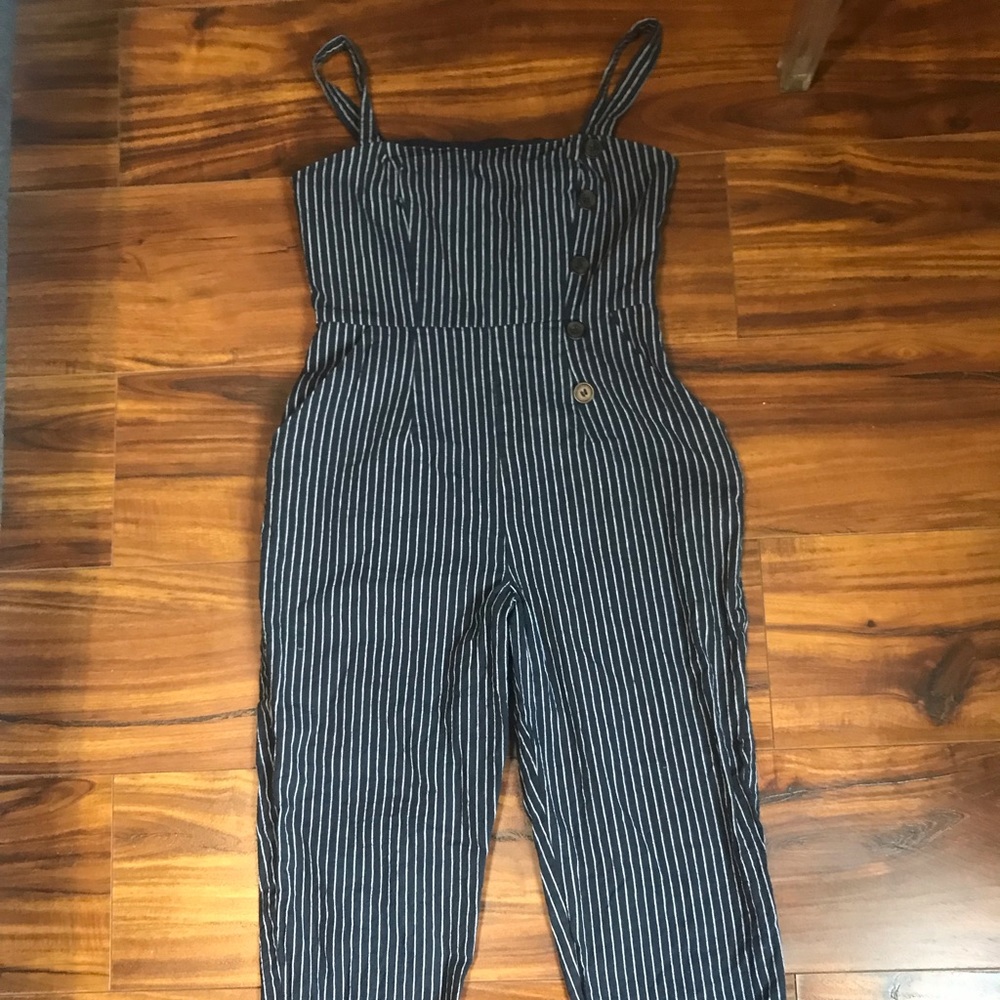 Navy blue jumpsuit